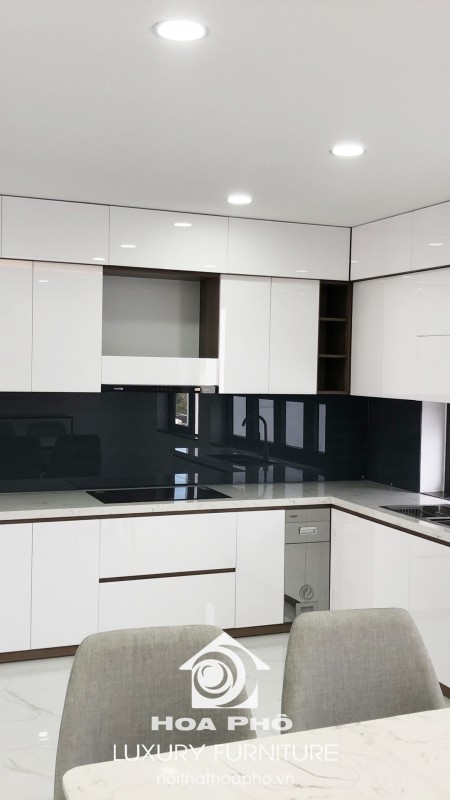 bếp phòng ăn phong cách cổ điển