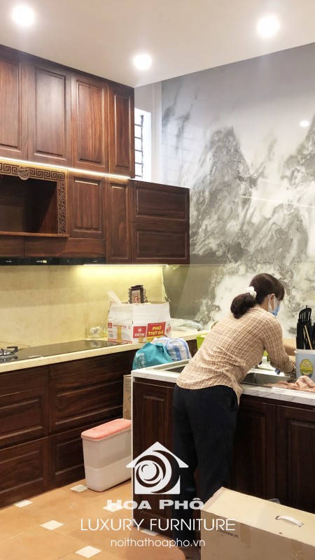 bếp phòng ăn phong cách hiện đại