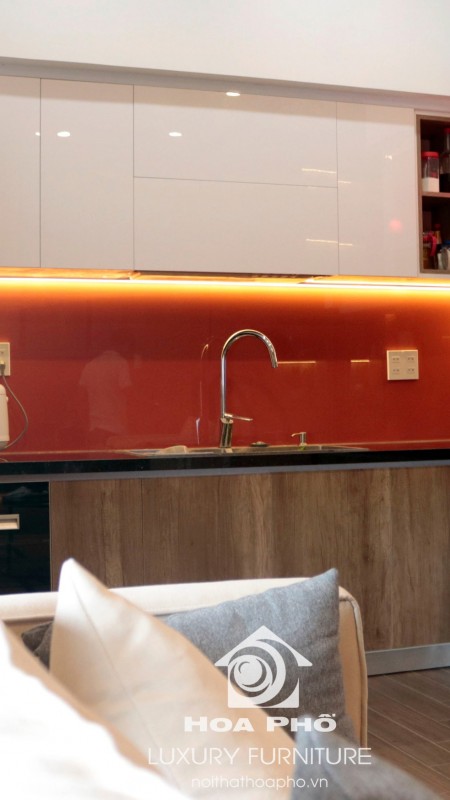 bếp phòng ăn phong cách cổ điển