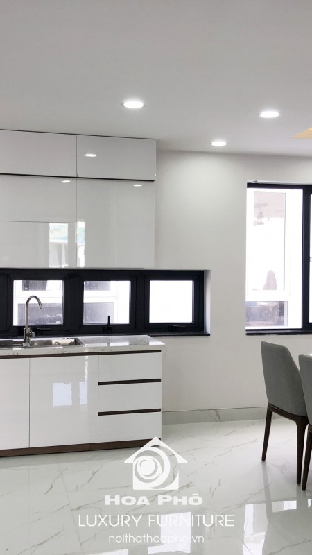 bếp phòng ăn phong cách cổ điển