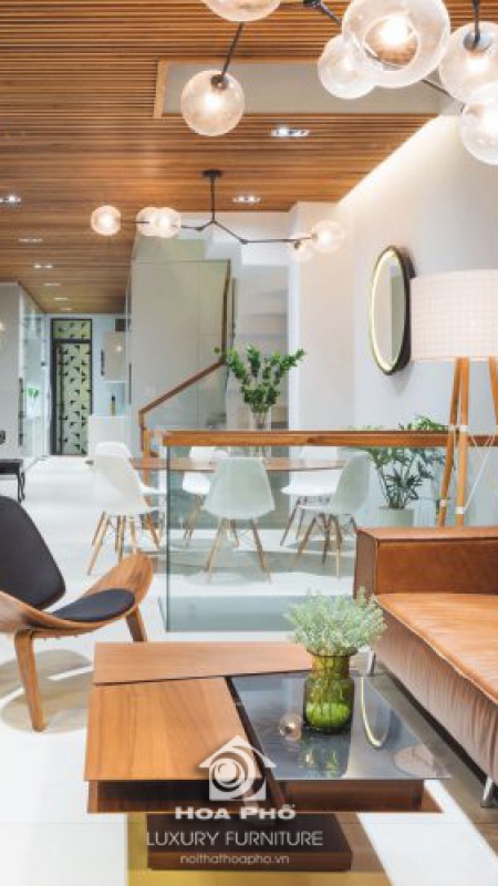 Những xu hướng thiết kế nhà ống với phòng khách hiện đại