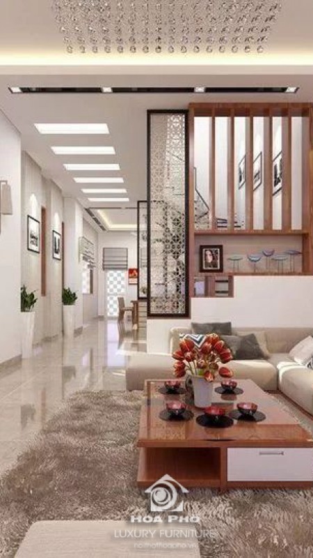 Những xu hướng thiết kế nhà ống với phòng khách hiện đại