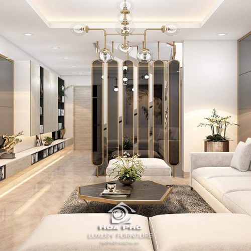 Phòng khách nhà ống hiện đại